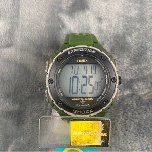 Timex TW4B24100, Expedition Vibrating Alarm Watch, 200 Meter, Chronograph, Shock
